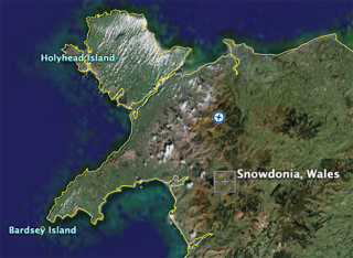 Snowdonia, from Google Maps