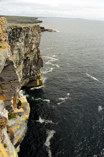 Sea cliff on Inis Mor