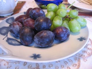 Fruit on our dining room table