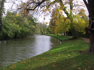Pastoral fall scene in Oxford