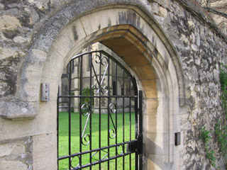 Gate near Holywell Street
