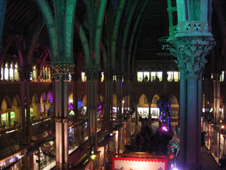 Natural History Museum with unusual illumination