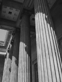 Columns outside the British Museum