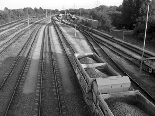Train tracks south of Oxford
