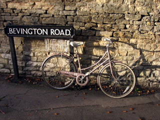 Bike beside St. Antony's College, Oxford
