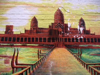 Angor Wat grafitti