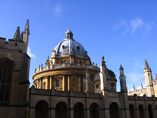 Radcliffe Camera from inside All Souls College