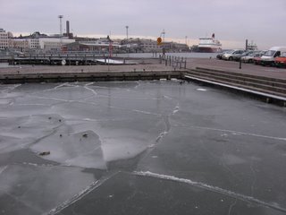 Sea ice in Helsinki