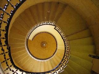Spiral staircase in Worcester College