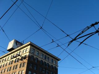 Power lines in Vancouver