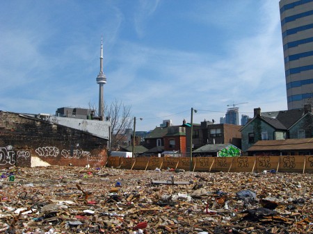 Rubble and the CN Tower