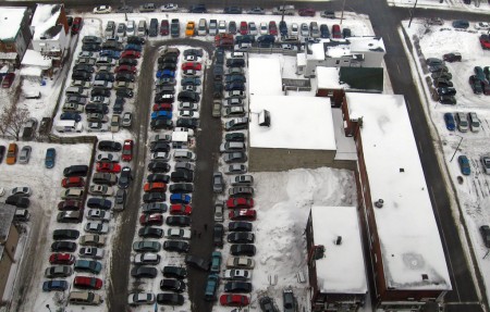 Cars parked in Gatineau