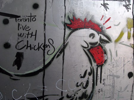 Stencil chicken