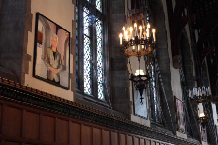 Portrait in Great Hall, University of Toronto