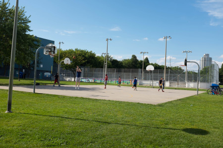 Basketball in the park