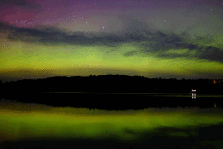 Aurora Borealis from Paugh Lake, Ontario 2/3