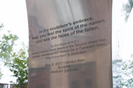 Harbord Collegiate Institute WWII memorial 3/3